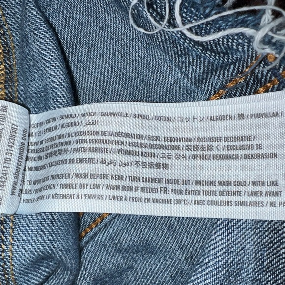 Abercrombie & Fitch Raw Hem Jean Jacket - Picture 10 of 11